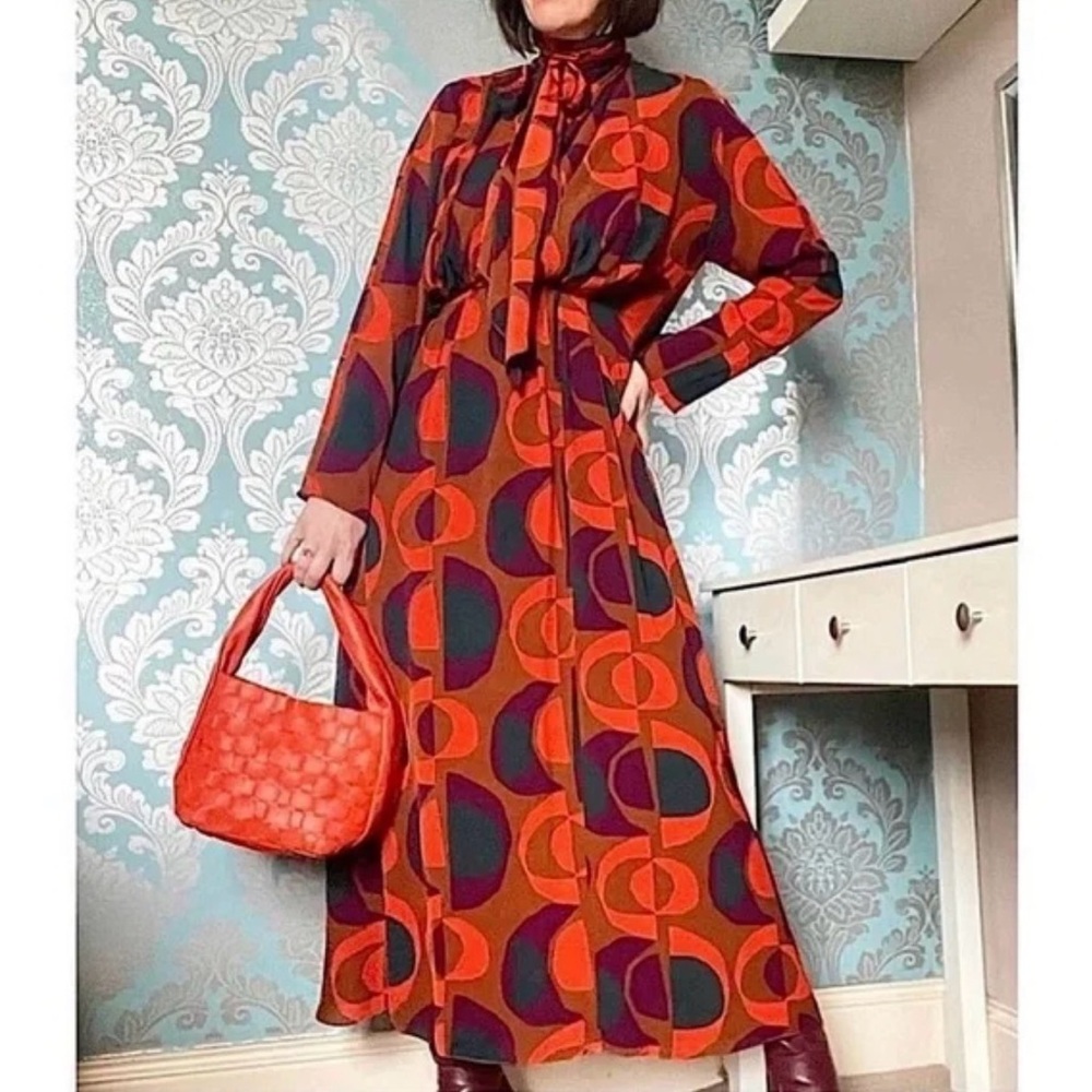 ZARA Printed Dress Limited Edition Blogger Favorite New With Tags